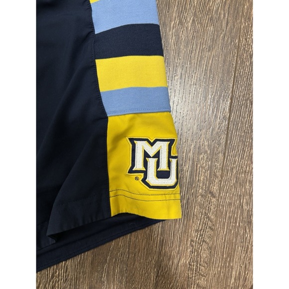 Jordan Navy Shorts with Yellow and Blue Stripes - Marquette University - Picture 4 of 6